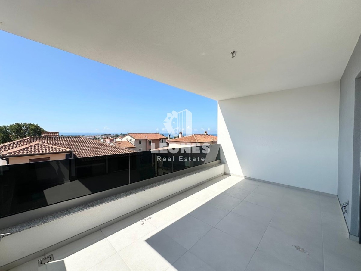 Appartamento di nuova costruzione con vista panoramica sul mare a Cittanova