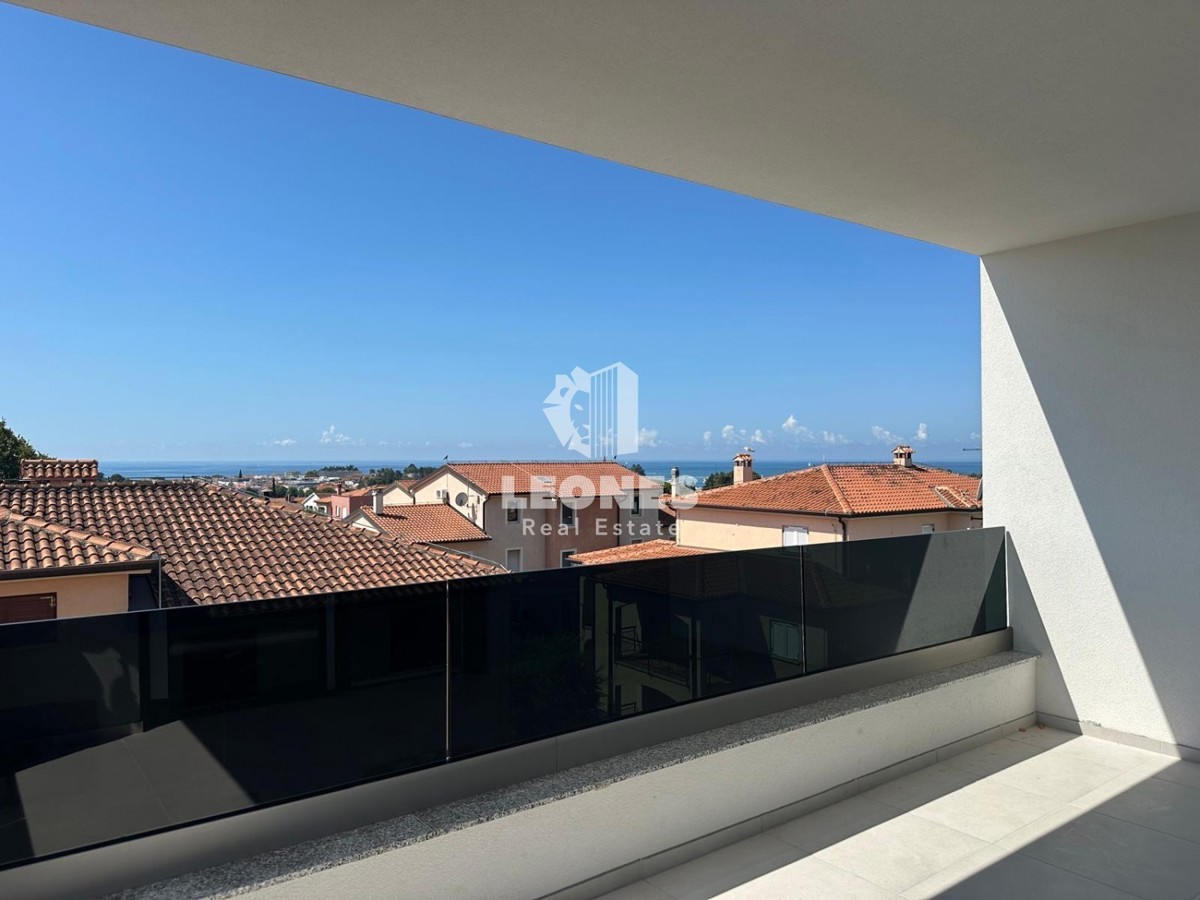 Appartamento di nuova costruzione con vista panoramica sul mare a Cittanova