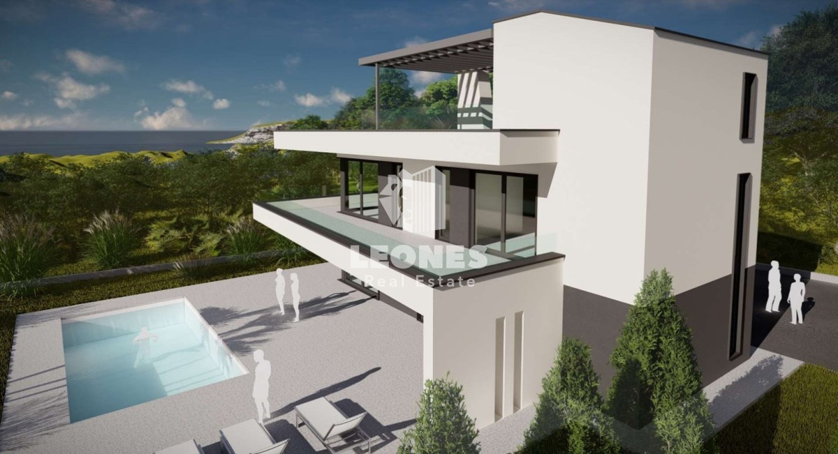 Villa moderna con piscina e vista mare ai dintorni di Poreč - Parenzo