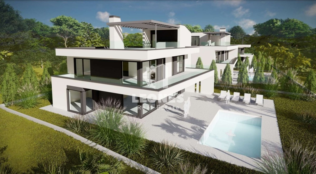 Villa moderna con piscina e vista mare ai dintorni di Poreč - Parenzo