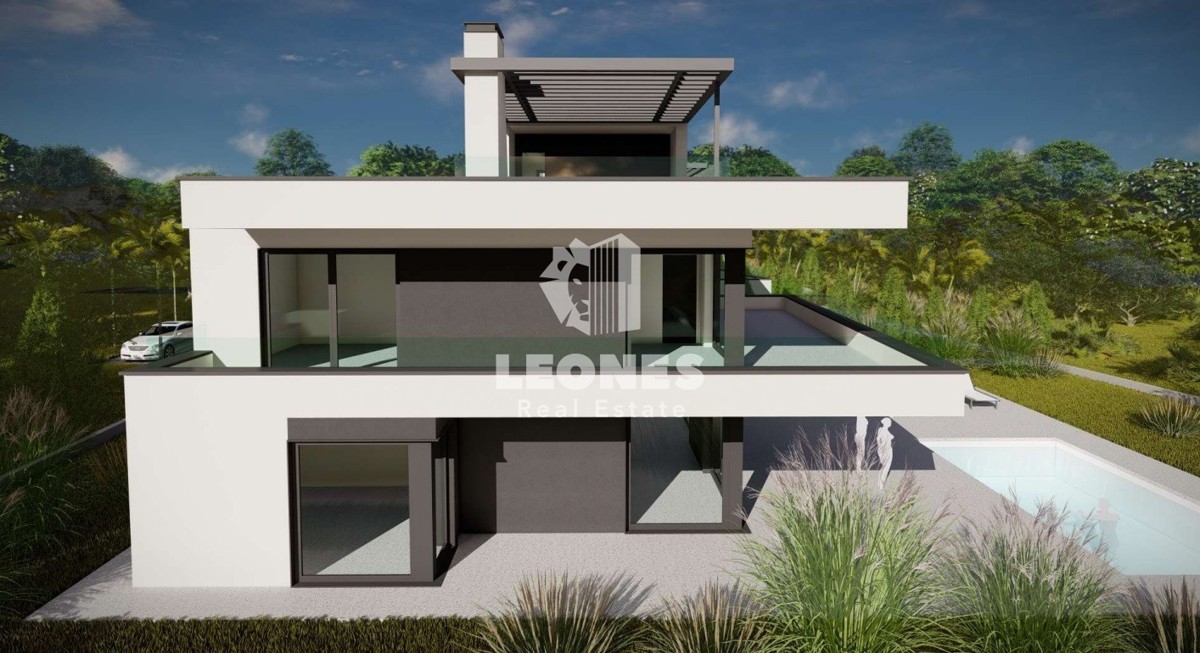 Villa moderna con piscina e vista mare ai dintorni di Poreč - Parenzo
