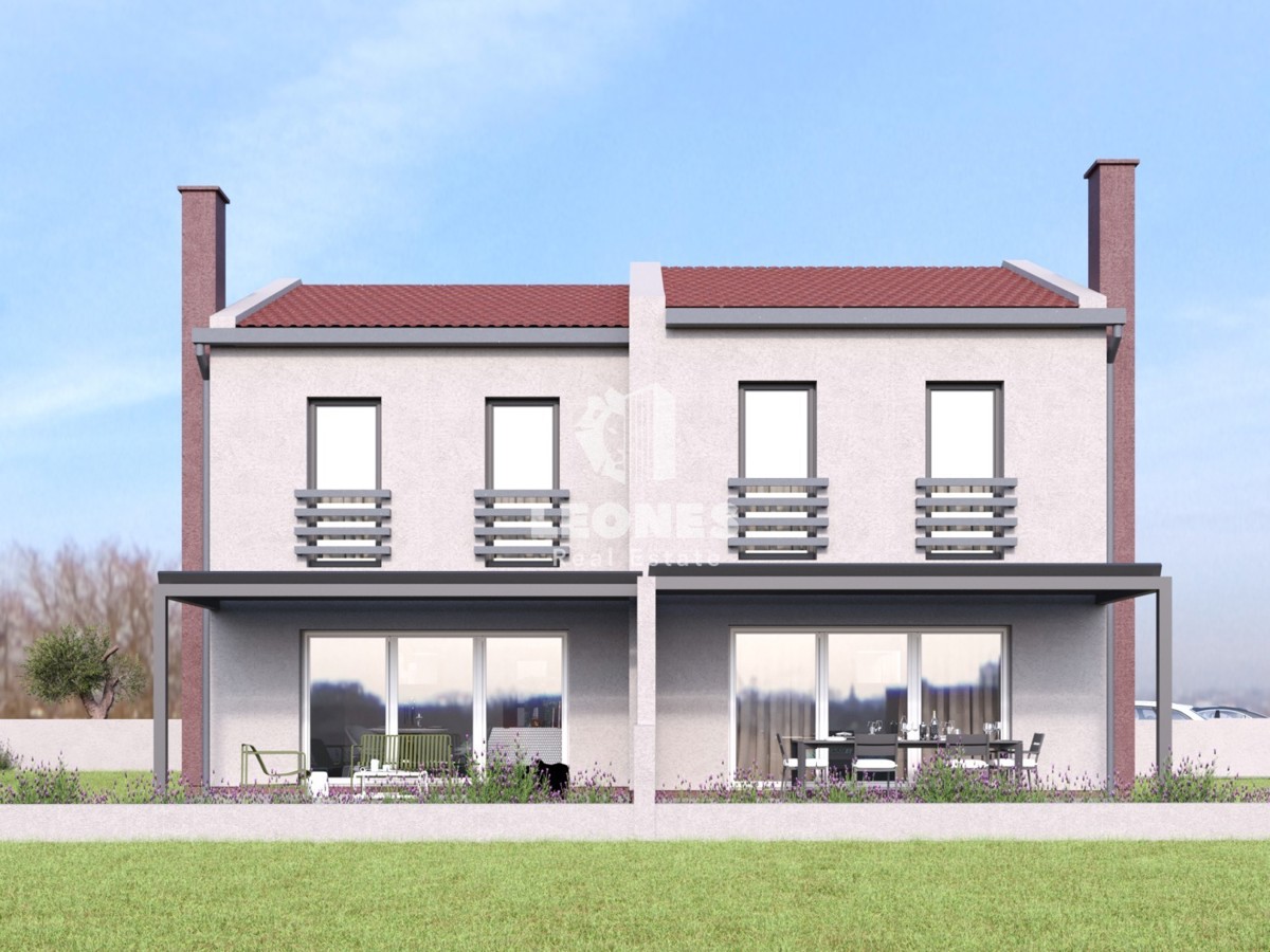 Casa bifamiliare con piscina vicino a Buie, Kaštel