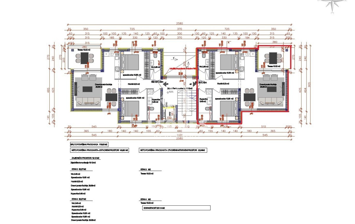 Appartamento in un edificio di nuova costruzione di qualità a Vabriga, Tar