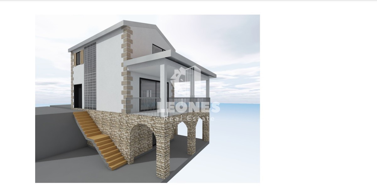 Terreno edificabile con progetto concettuale e vista su Motovun a Visinada