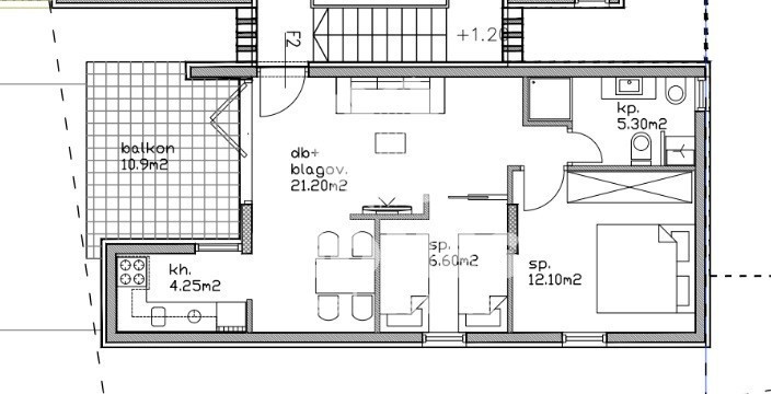 Appartamento di qualità con vista mare a Lovrečica in ottima posizione