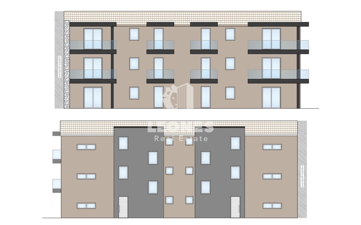 Terreno edificabile con progetto per la costruzione di sei unità abitative vicino a Umag - Umago