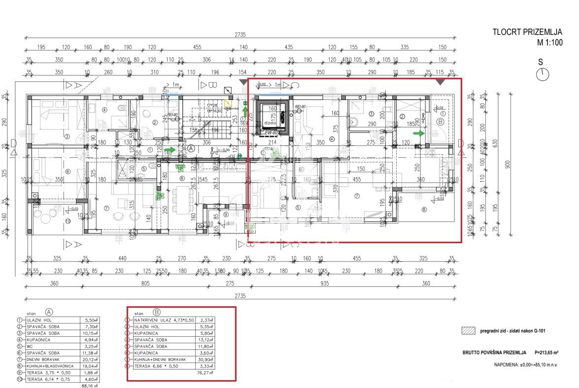 Confortevole appartamento con giardino e ingresso indipendente in un nuovo edificio di qualità a Tar