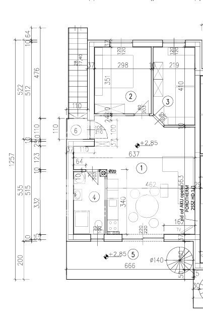 Confortevole appartamento con vista mare e terrazza panoramica a soli 600 metri dal mare a Zambratija