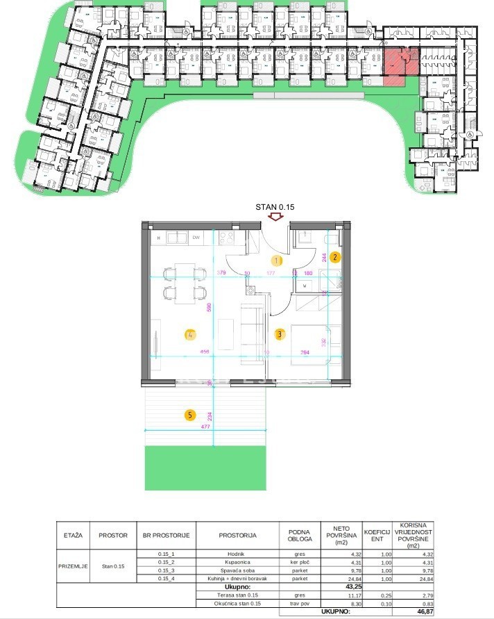 Appartamento al piano terra in un edificio di nuova costruzione di qualità a Umag - Umago