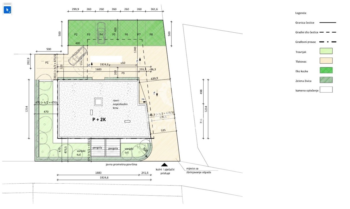 Appartamento moderno con giardino a 600 m dal mare, vicino a Umago