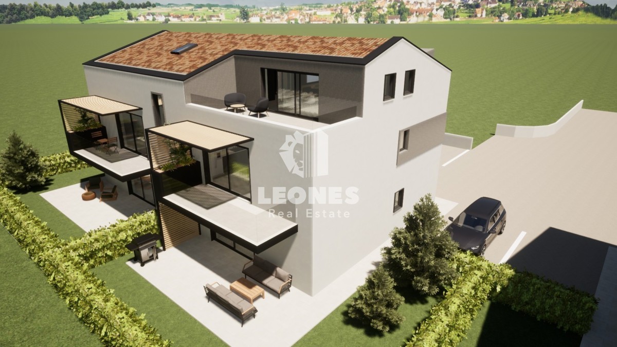 Attico con bellissima vista sul mare in una buona posizione a Parenzo