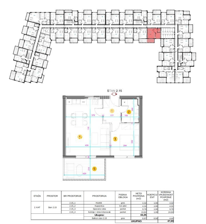 Appartamento in un edificio di qualità con posto auto in garage a Umag - Umago
