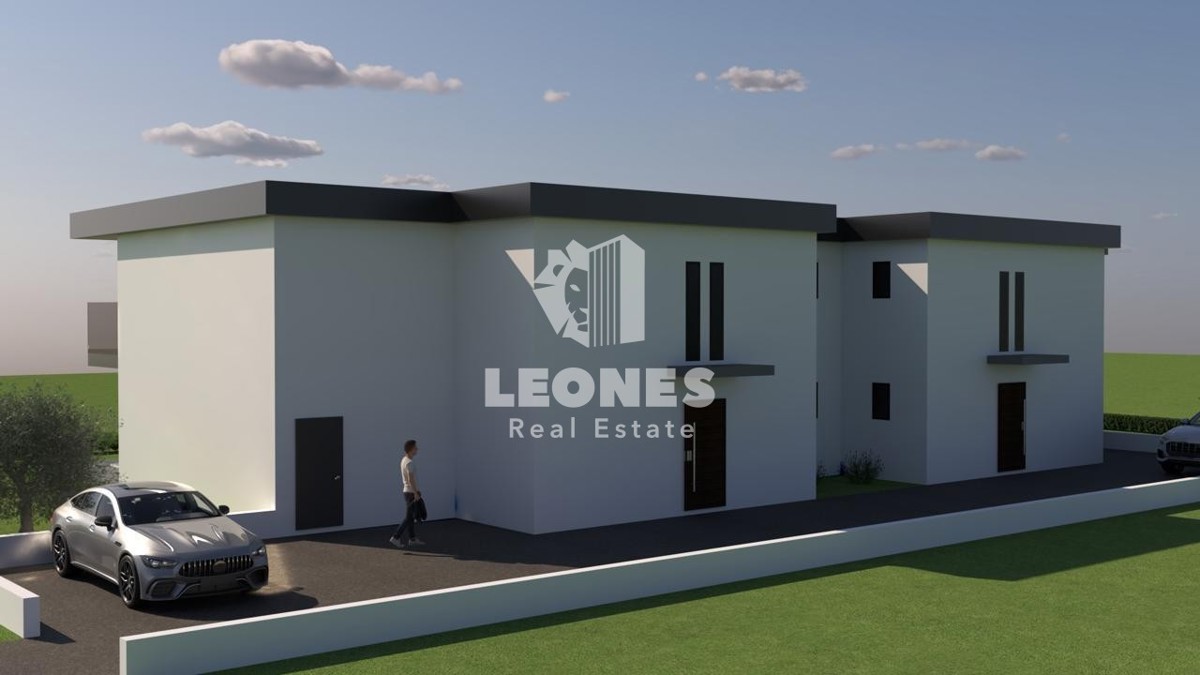 Terreno con vista mare con permesso di costruire per una casa bifamiliare - dintorni di Umag - Umago
