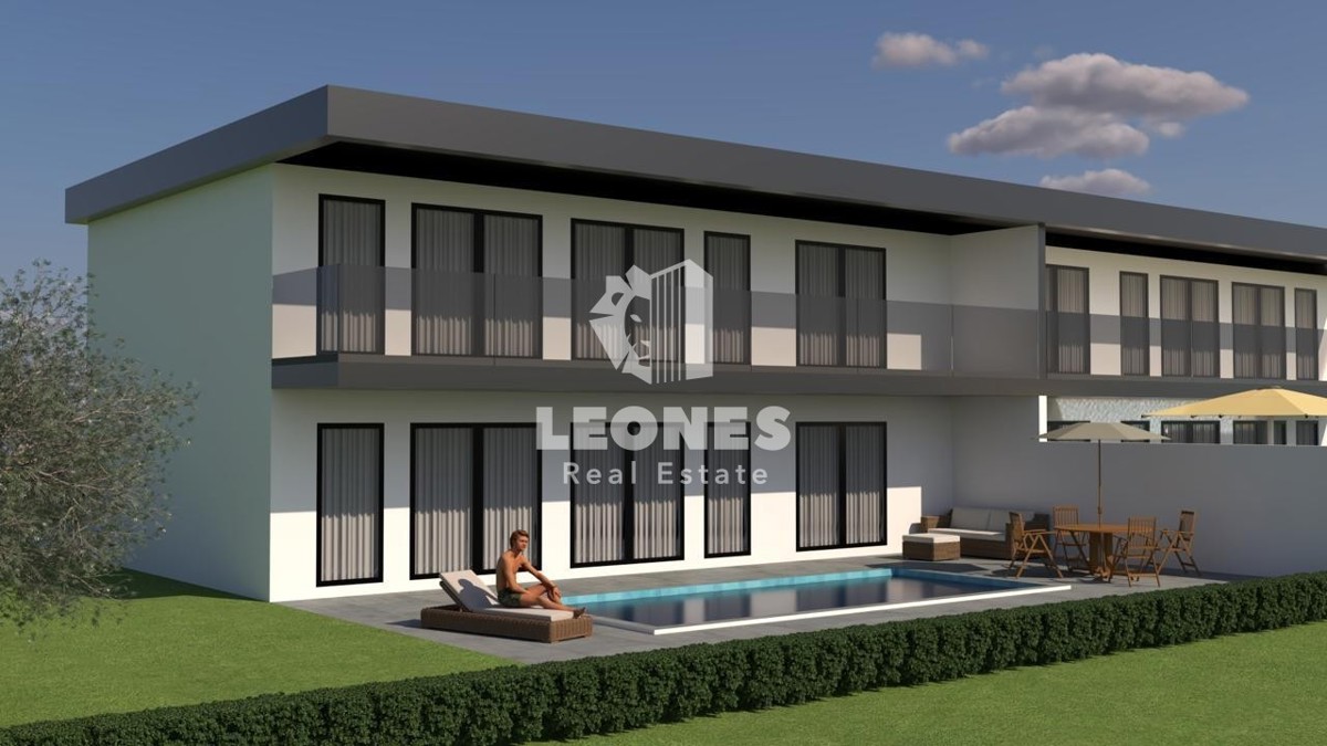 Terreno con vista mare con permesso di costruire per una casa bifamiliare - dintorni di Umag - Umago