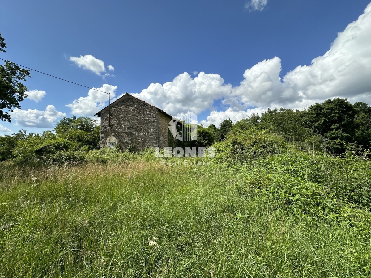 Bella casa in pietra da ristrutturare in zona appartata con ampio cortile e vista sul verde
