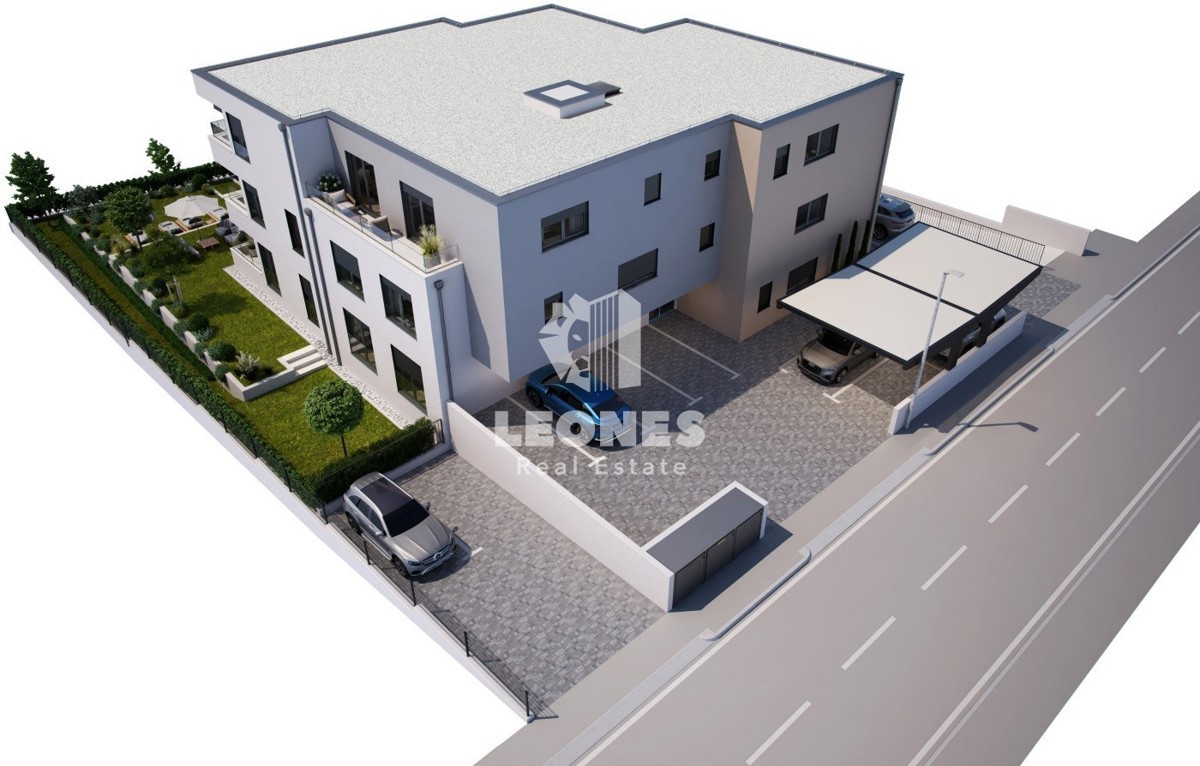 Appartamento in una nuova costruzione con vista sul mare in una posizione privilegiata a Cittanova
