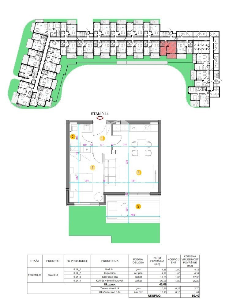 Appartamento di qualità con giardino in un nuovo edificio a Umag - Umago