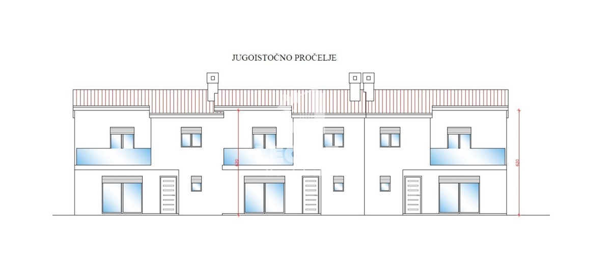 Casa a schiera con piscina vicino a Kaštela