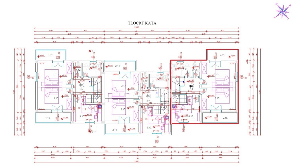 Casa a schiera con piscina vicino a Kaštela