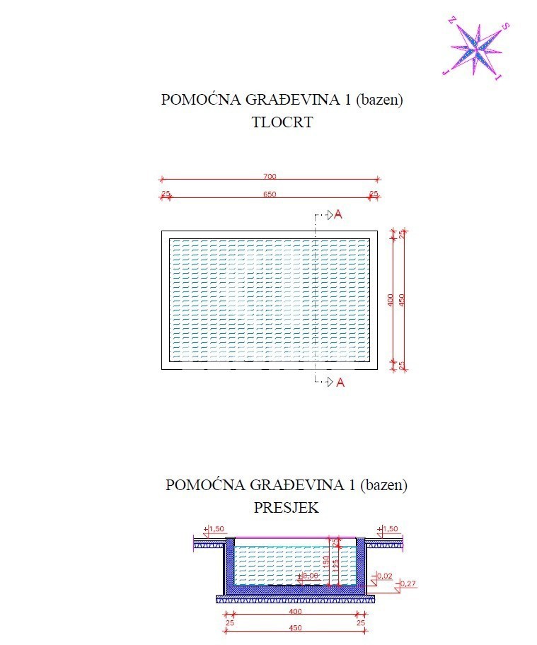 Casa a schiera con piscina vicino a Kaštela