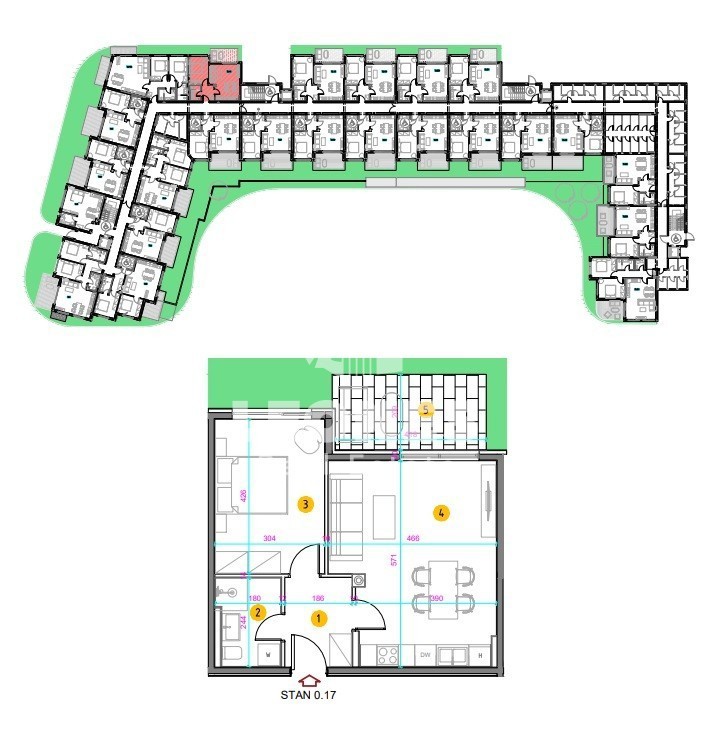 Appartamento con giardino a Umag - Umago in una nuova costruzione di qualità