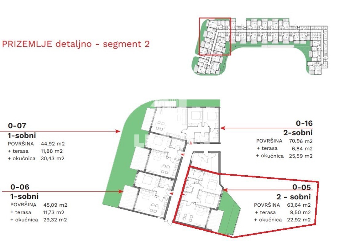 Appartamento bilocale con giardino in una nuova costruzione a Umag - Umago