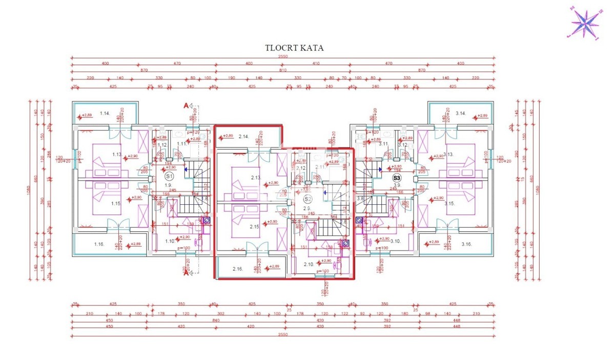 Casa a schiera con piscina vicino a Kaštel