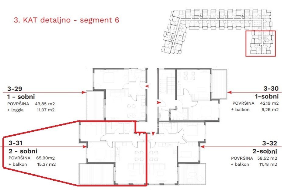 Appartamento con posto auto in garage in un nuovo edificio di qualità a Umag - Umago