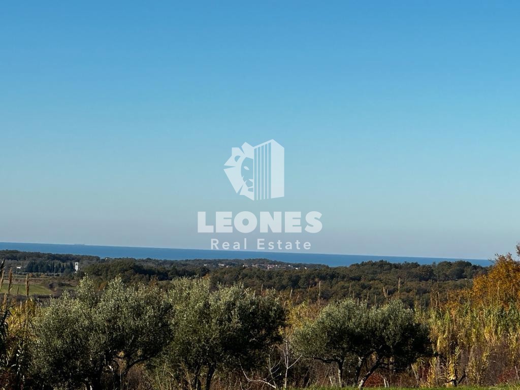 Terreno edificabile con bellissima vista sul mare e uliveto a Buie