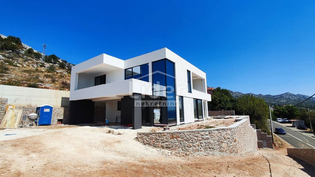 Starigrad, Villa moderna con piscina e vista sul mare aperto