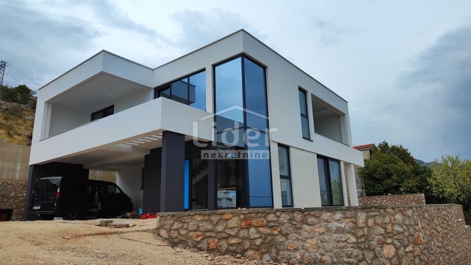 Starigrad, Villa moderna con piscina e vista sul mare aperto