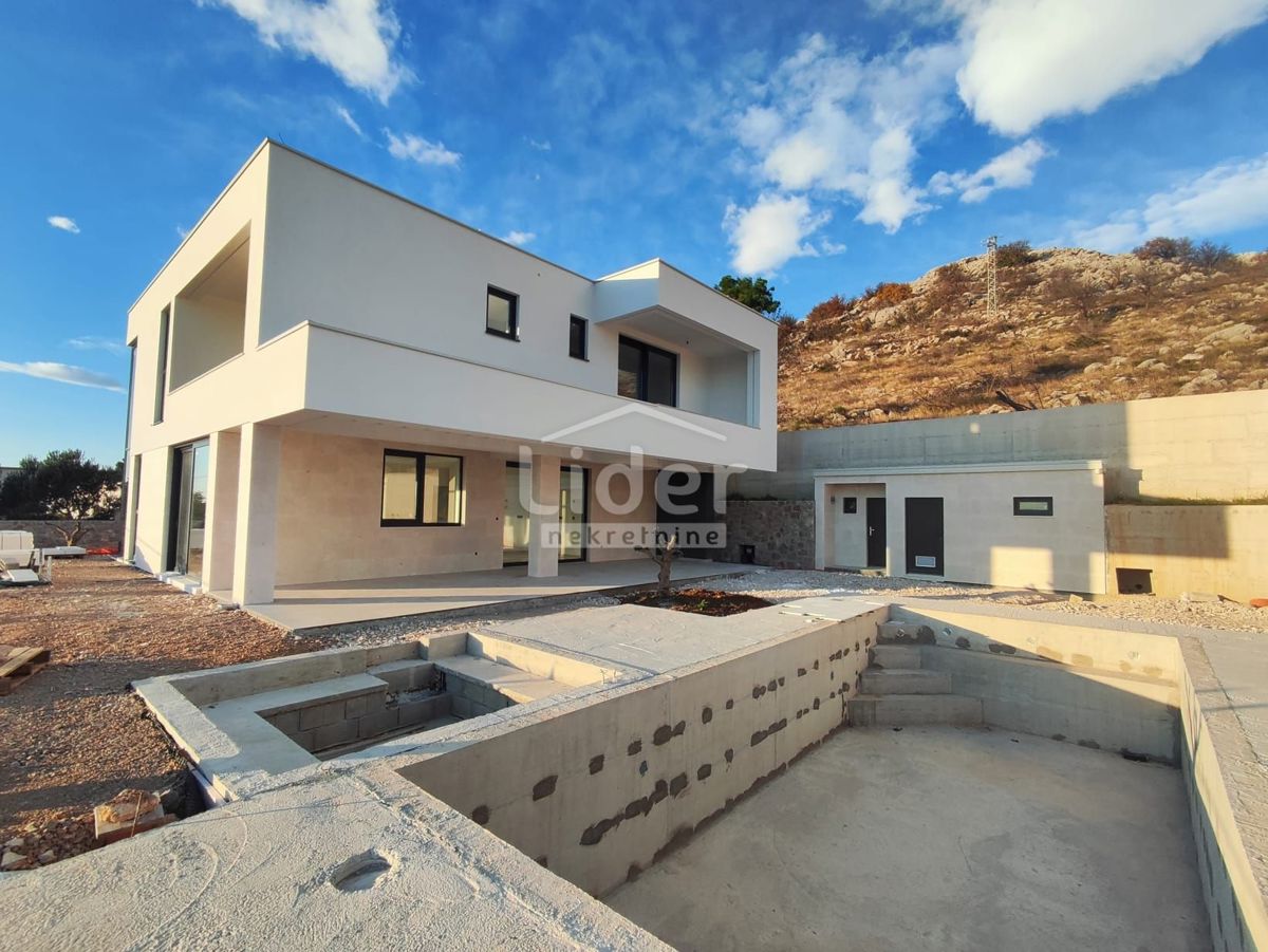 Starigrad, Villa moderna con piscina e vista sul mare aperto