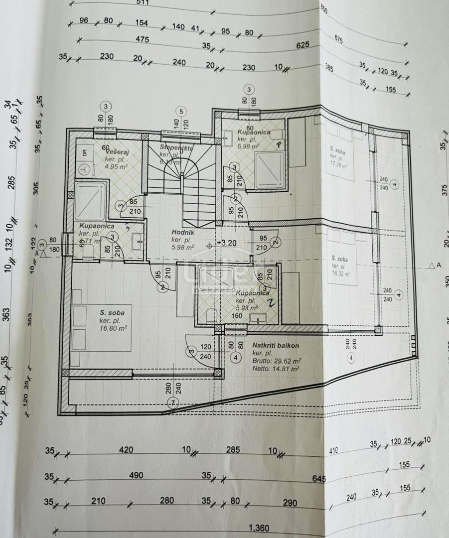 KORNIĆ (KRK) Villa nuova con piscina e vista mare 
