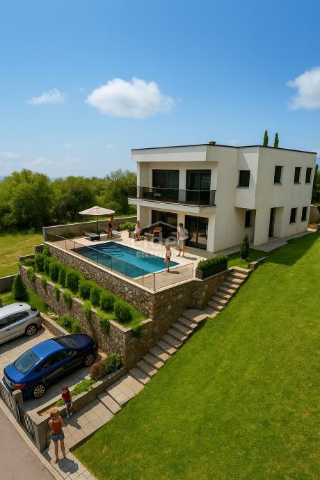 CRIKVENICA Nuova costruzione, 2 appartamenti, piscina