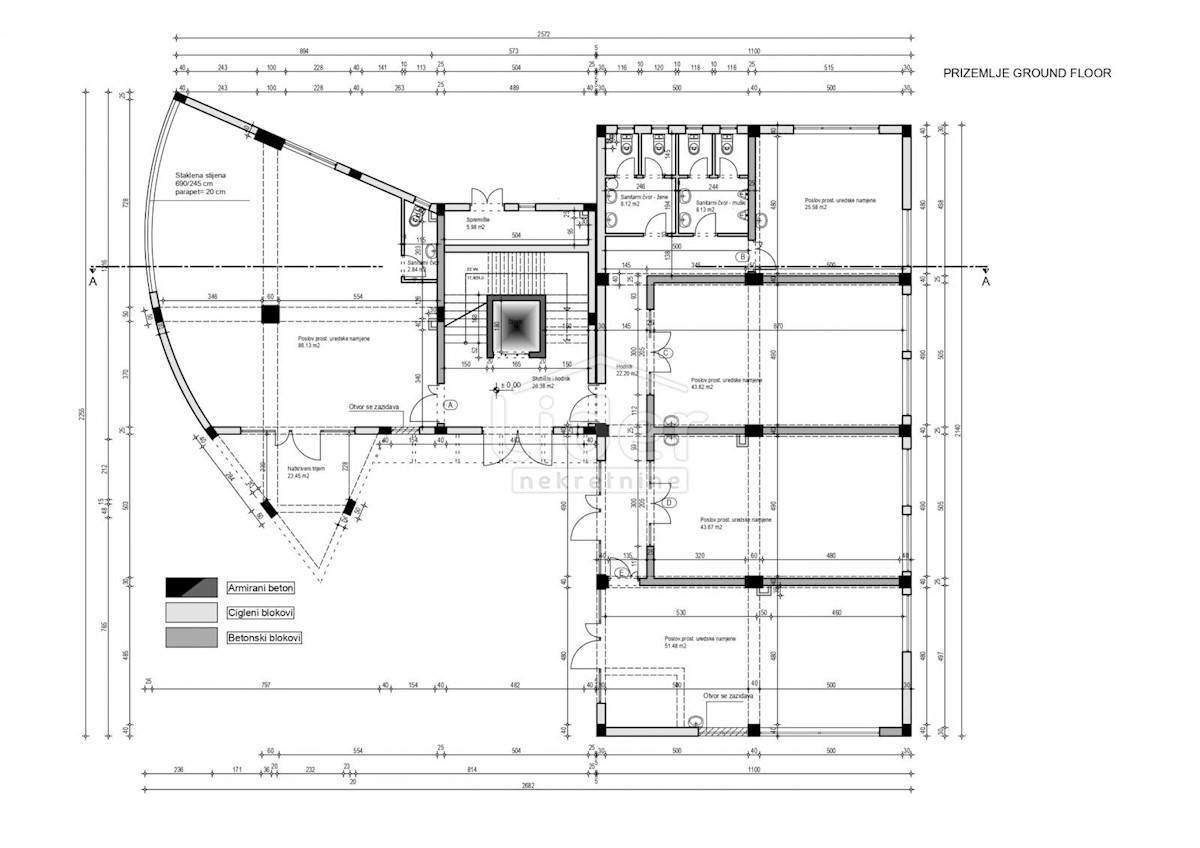 ROVINJ Business space of 1260 m2 on 1650 m2 of land