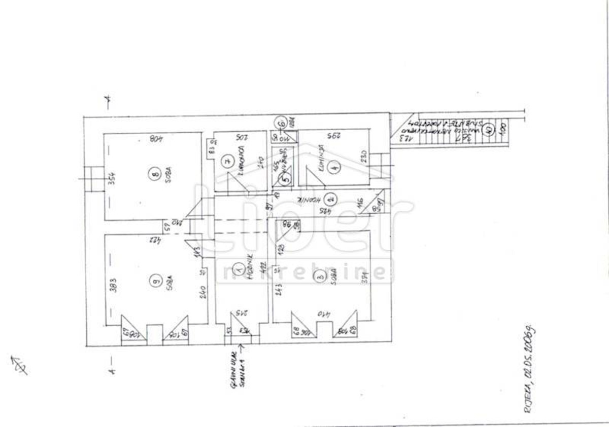 Appartamento Mlaka, Rijeka, 82m2