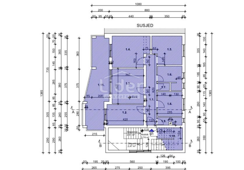 Appartamento per vacanze Punat, 97m2