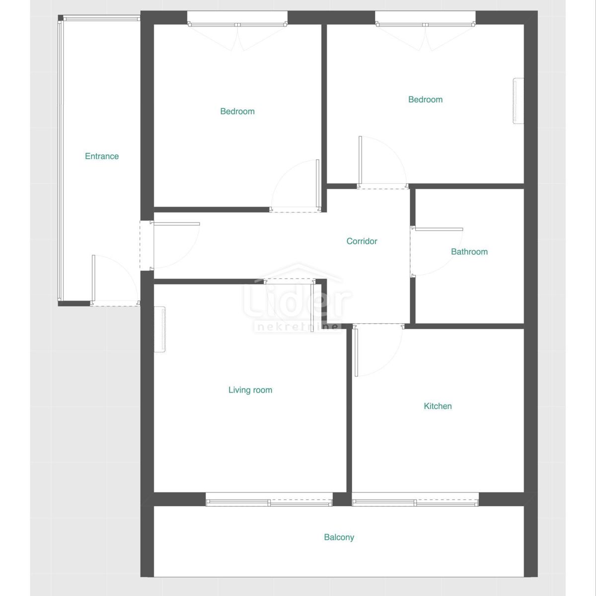 Appartamento per vacanze Malinska, Malinska-Dubašnica, 63m2