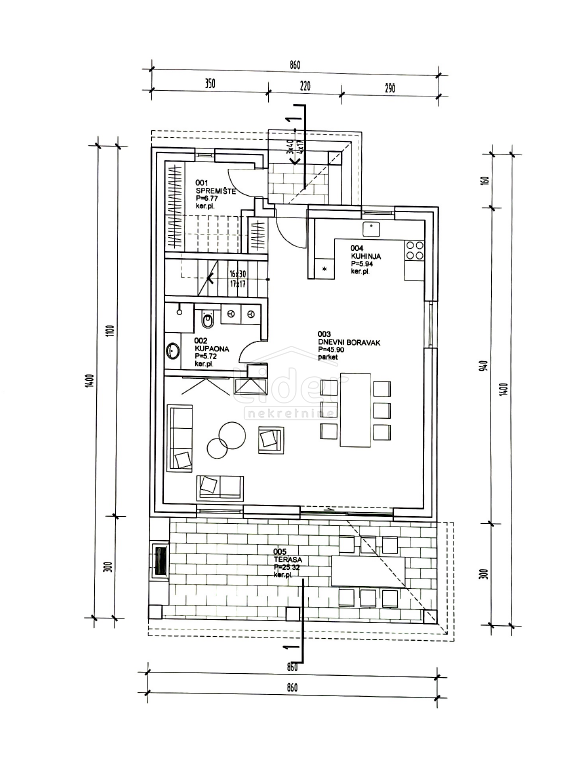 VEGLIA Casa vacanze con piscina, nuova costruzione