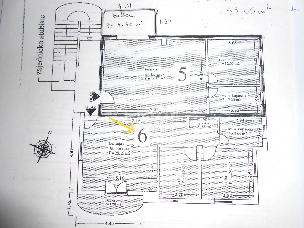 KASTAV Appartamento in un ambiente tranquillo di 57 m2