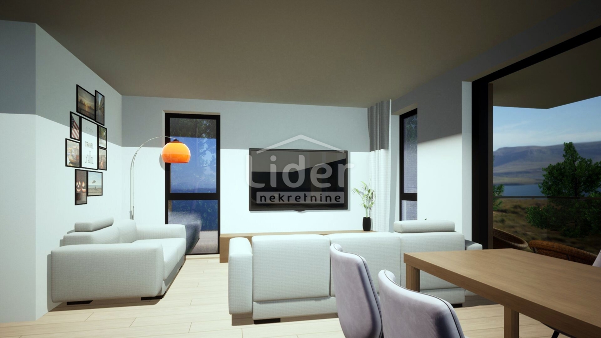 Appartamento per vacanze Povljana, 64,53m2