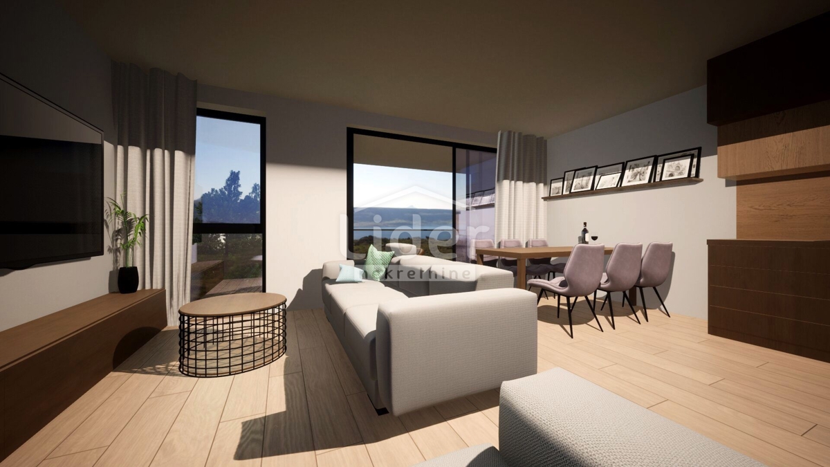 Appartamento per vacanze Povljana, 64,53m2