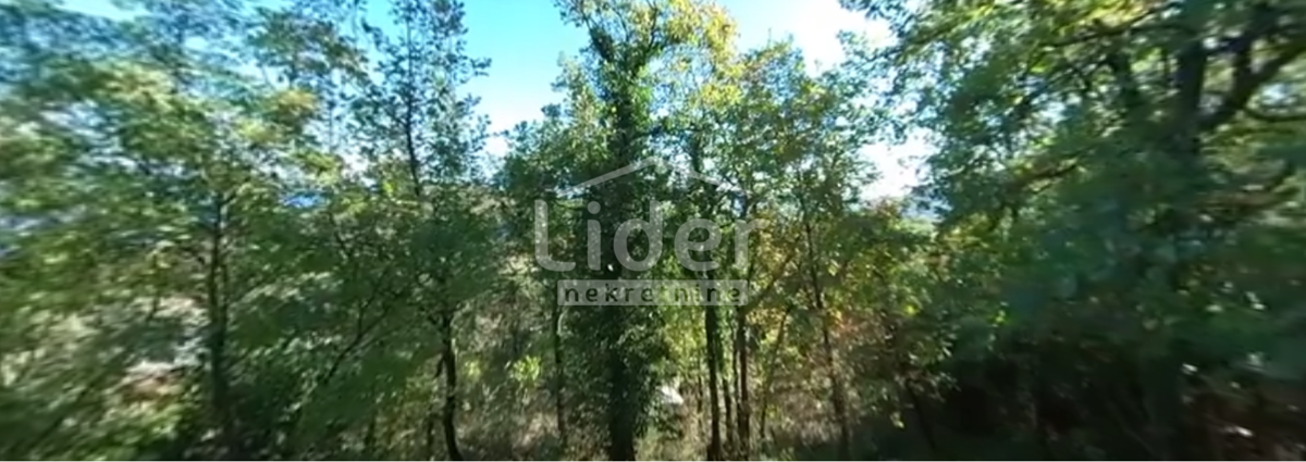 BRSEČ Terreno con una bellissima vista sul mare