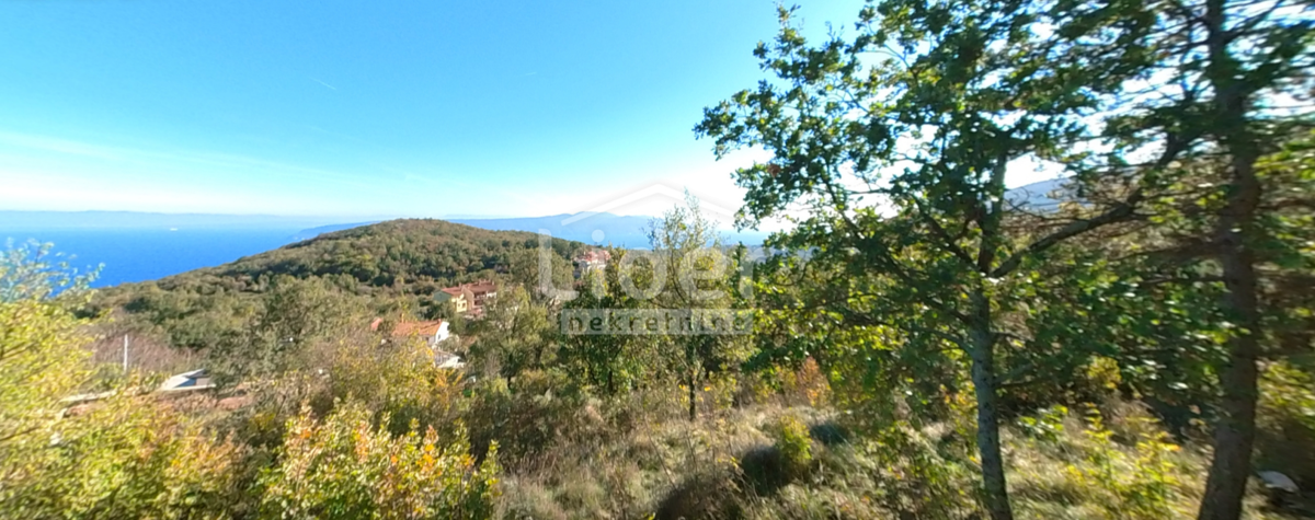 BRSEČ Terreno con una bellissima vista sul mare