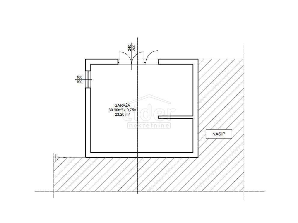 Casa 100m2, piscina, garage, prima fila al mare e alla spiaggia