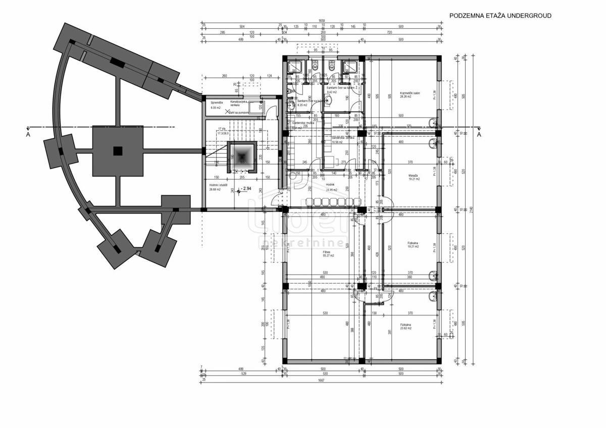 Commerciale Rovinj, 1.260m2