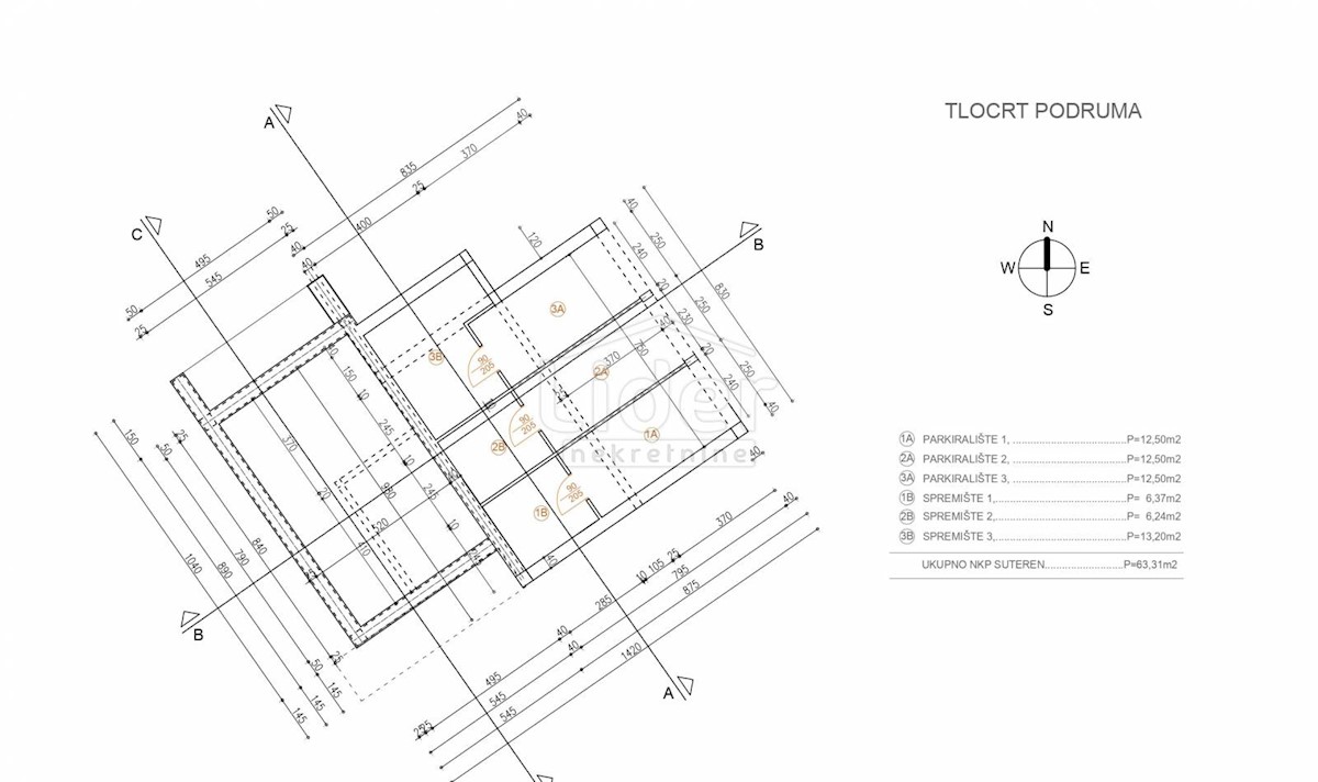 KASTAV Nuova costruzione con garage e giardino