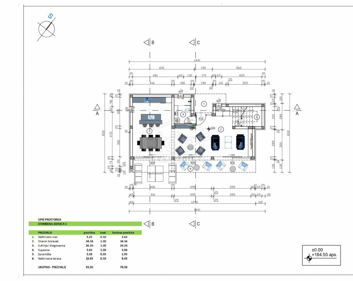 BRIBIR Villa con piscina, nuova costruzione
