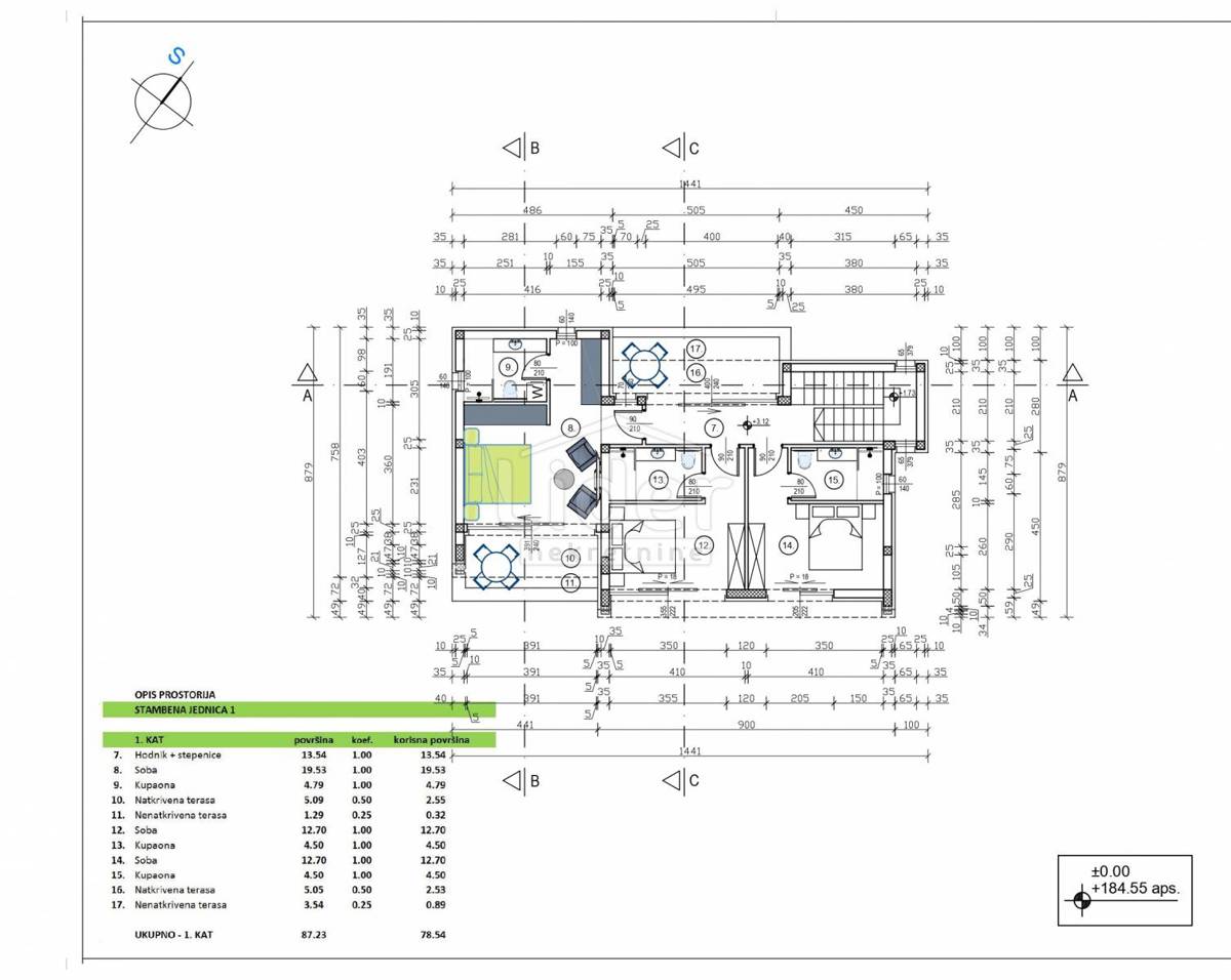 BRIBIR Villa con piscina, nuova costruzione