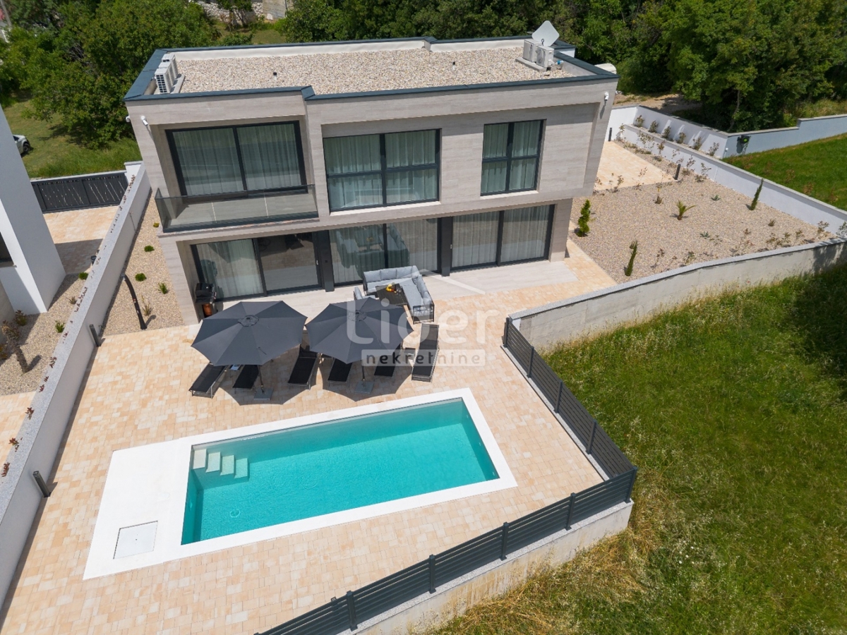 BRIBIR Villa con piscina, nuova costruzione